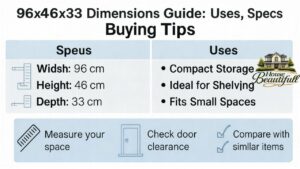 96x46x33 Dimensions Guide: Uses, Specs & Buying Tips