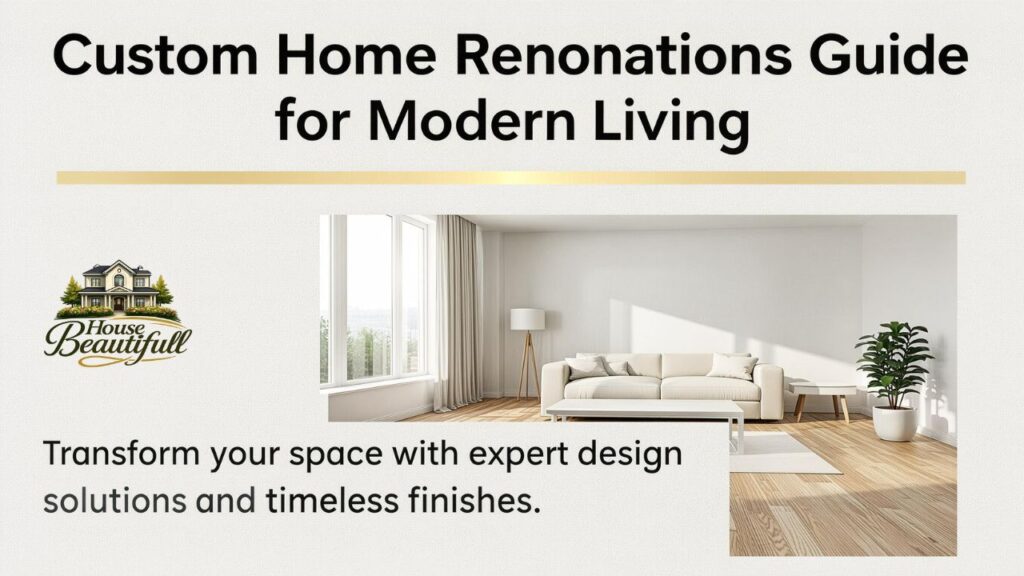 Custom Home Renovations Guide for Modern Living