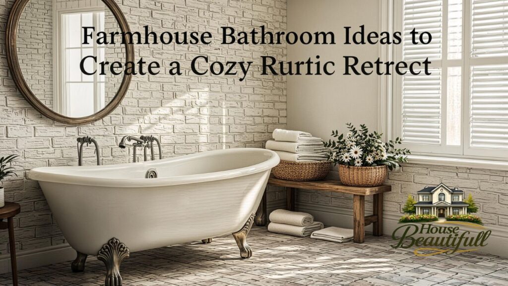 Farmhouse Bathroom Ideas to Create a Cozy Rustic Retreat