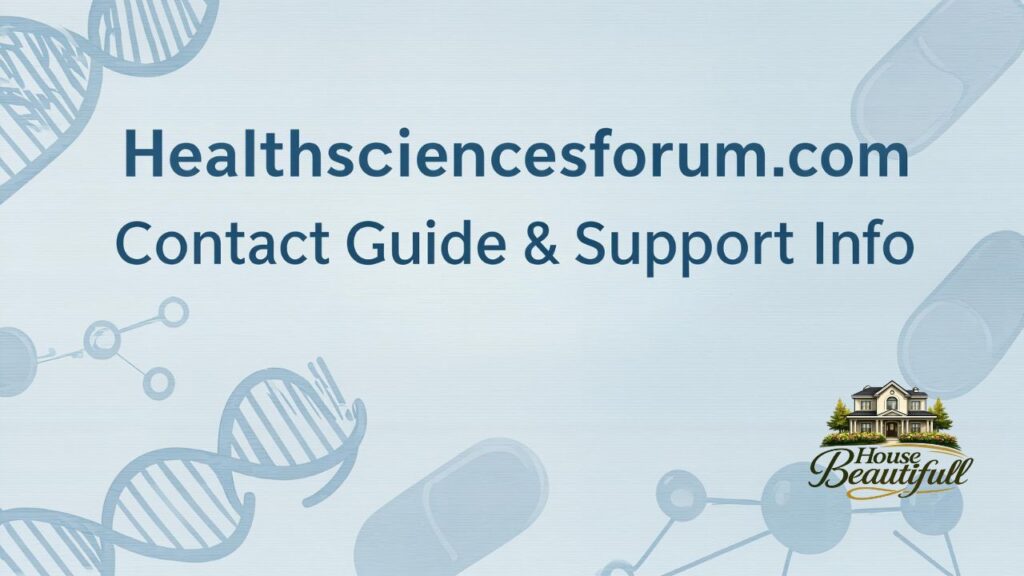 Healthsciencesforum.com contact Guide & Support Info
