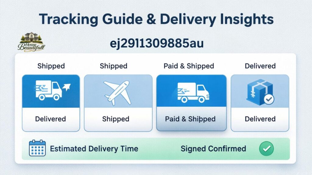 ej291309885au Tracking Guide & Delivery Insights