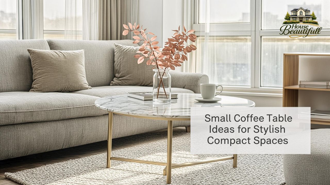 Small Coffee Table Ideas for Stylish Compact Spaces